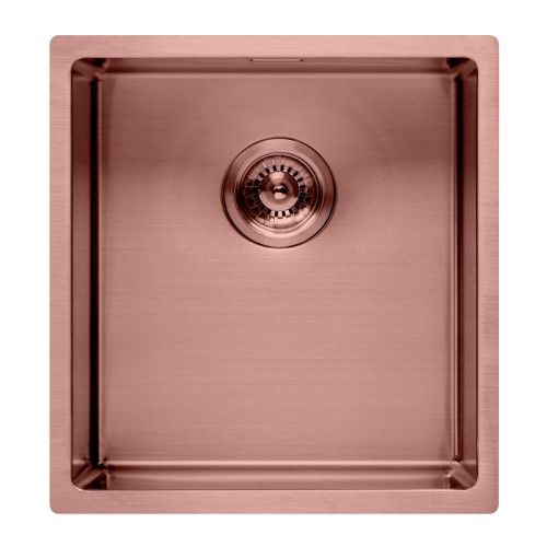 Bridge Point Single Bowl 350mm Copper Sink - BPS151350CO