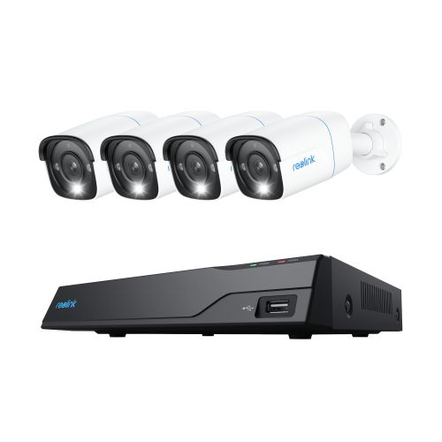 Reolink NVS8-5MB4 5MP 4-Camera 8-Channel NVR Security System with 2TB HDD.