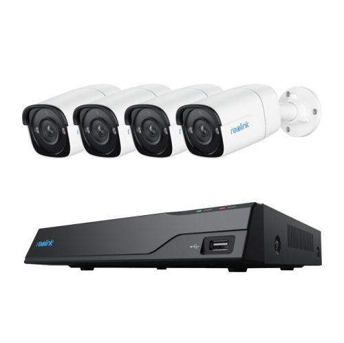 REOLINK SHD 4x Bullet Cameras 2TB HDD + 8 Ch NVR Bundle - NVS8-5MB4