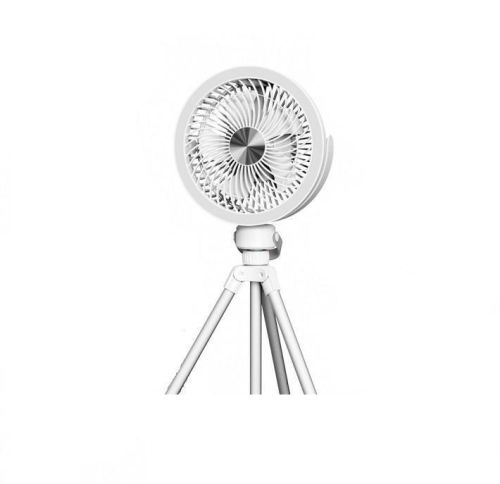 Platinet Rechargeable Desk Fan with Lighting White - PRDF0556