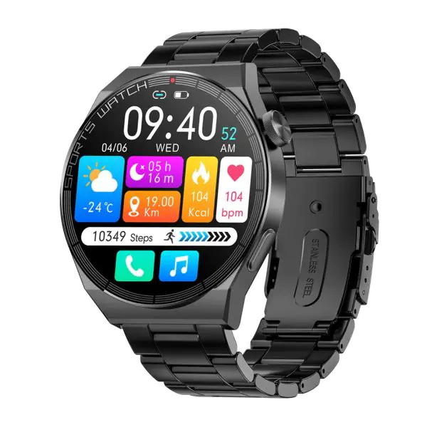 Trevi Smart Fitness Watch with Bluetooth Call Function Black TFIT300BK Digitalzone Malta