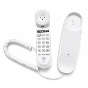 TELUK Vienna Slim Corded Phone White Wall Mountable - 18007WT