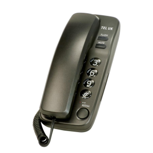 TELUK Sorrento Desk & Wall Mountable Corded Phone Graphite - 18035GR