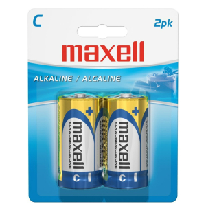 Maxell Alkaline C Size Batteries by 2 Blister - LR14