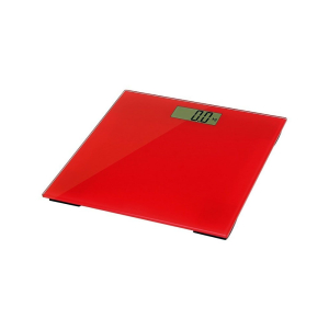 Omega Digital Bathroom Scale Red 150kgs - OBSR
