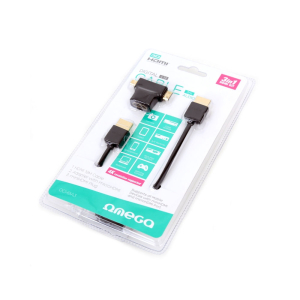 Omega HDMI Cable + Mini HDMI Adapter - OCHBA3