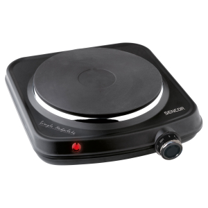 Sencor Single Electric Hotplate Black 1500W - SCP1504BK