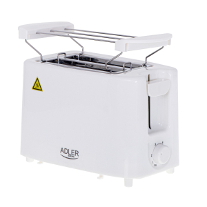 Adler 2 Slice White Toaster - AD3223