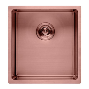 Bridge Point Single Bowl 350mm Copper Sink - BPS151350CO