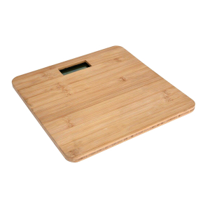 Omega Digital Bathroom Scale Bamboo 180kg - OBSBB