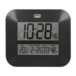 Trevi Wall Clock With Large Display 27cm - OM3520BK