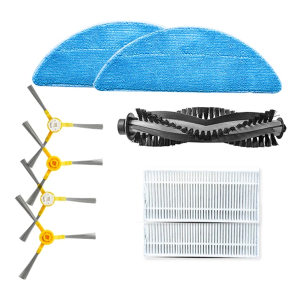 Neatsvor Set1 With 2 X Side Brush, 2 X Hepa, 2 X Mop Cloth, 1 X Main Bristle Brush - SET1