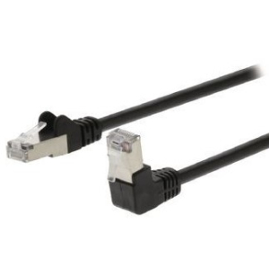 CAT5E UTP Parch Cord Angled 2M Black - VLCP85125B20