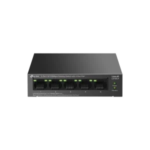 TP-Link 5-Port 10/100Mbps Desktop Switch with 4-Port PoE - LS105LP