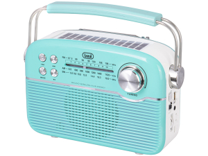 Trevi Portable Radio  Solar Powered Multiband AM FM Wireless USB Micro SD - RA7F50BTGR