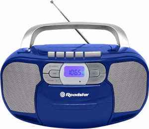 Roadstar Portable CD/Radio/MP3/Cassette Blue - RCR4635UMPBL