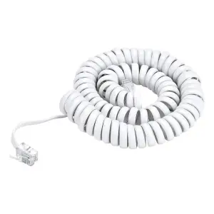 Coiled Cord from Handset to Telephone Base White 12ft - PA56/12FTWT