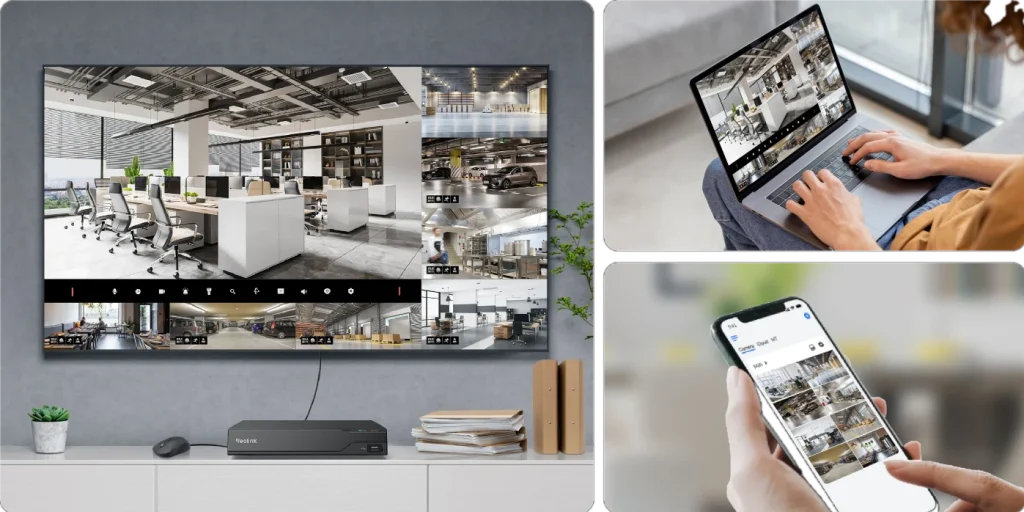 Smart Access Options with Multi-User Support – Reolink Pro 24-Channel PoE NVR with AI Video Search - RP-PN16
