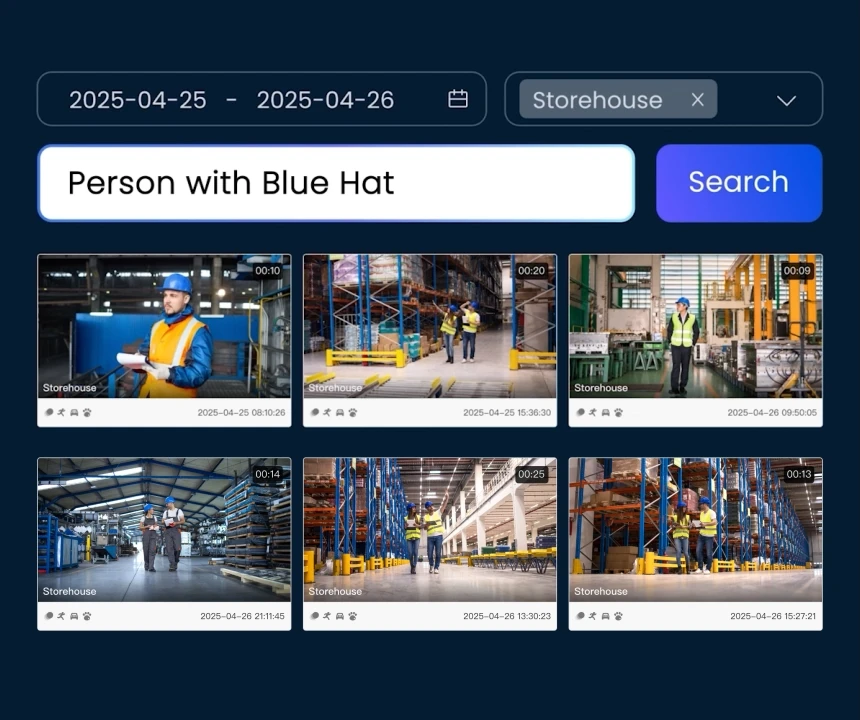 AI Video Search – Reolink Pro 24-Channel PoE NVR with AI Video Search - RP-PN16