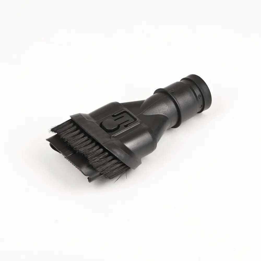 Black brush attachment with dense bristles shown at an angle on white, for the Girmi 22.2V Cordless Vacuum Cleaner AP91.
